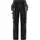 Fristads Flex håndværkerbukser 2801 GHST full stretch, Sort, Sort, swatch