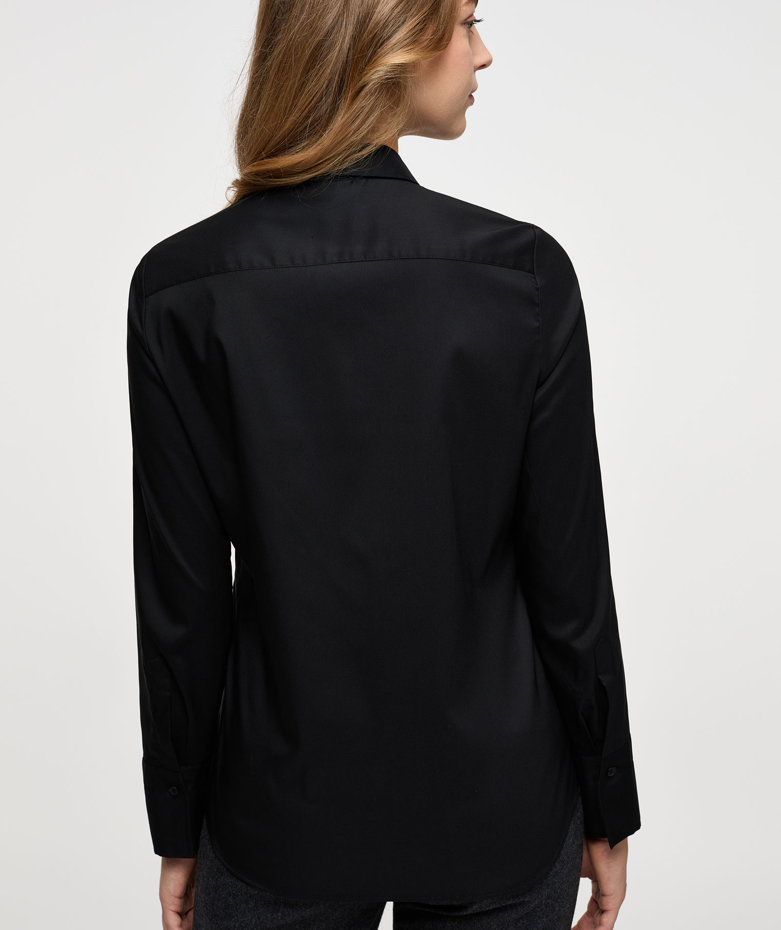 Eterna Performance Fitted fit Damenhemd, Black, large image number 2