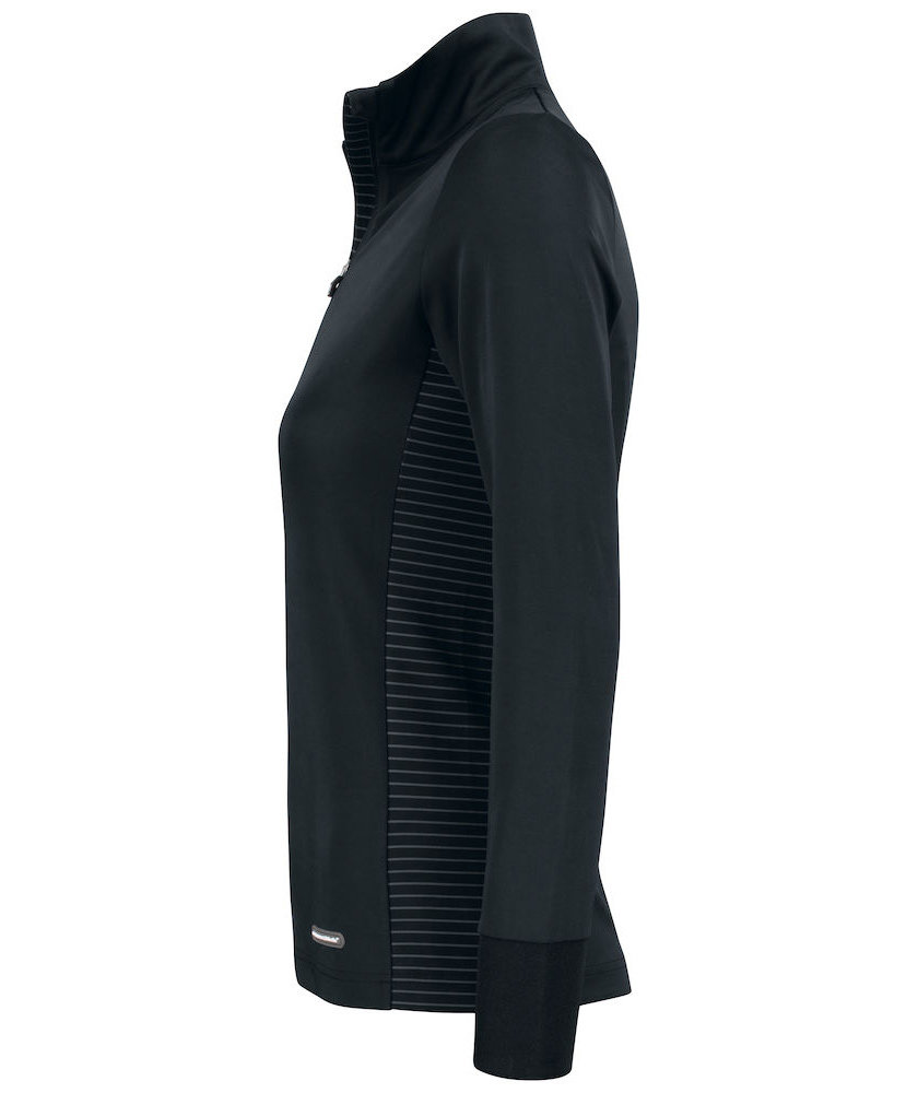 Cutter & Buck Traverse women's Half Zip, Black, large image number 3