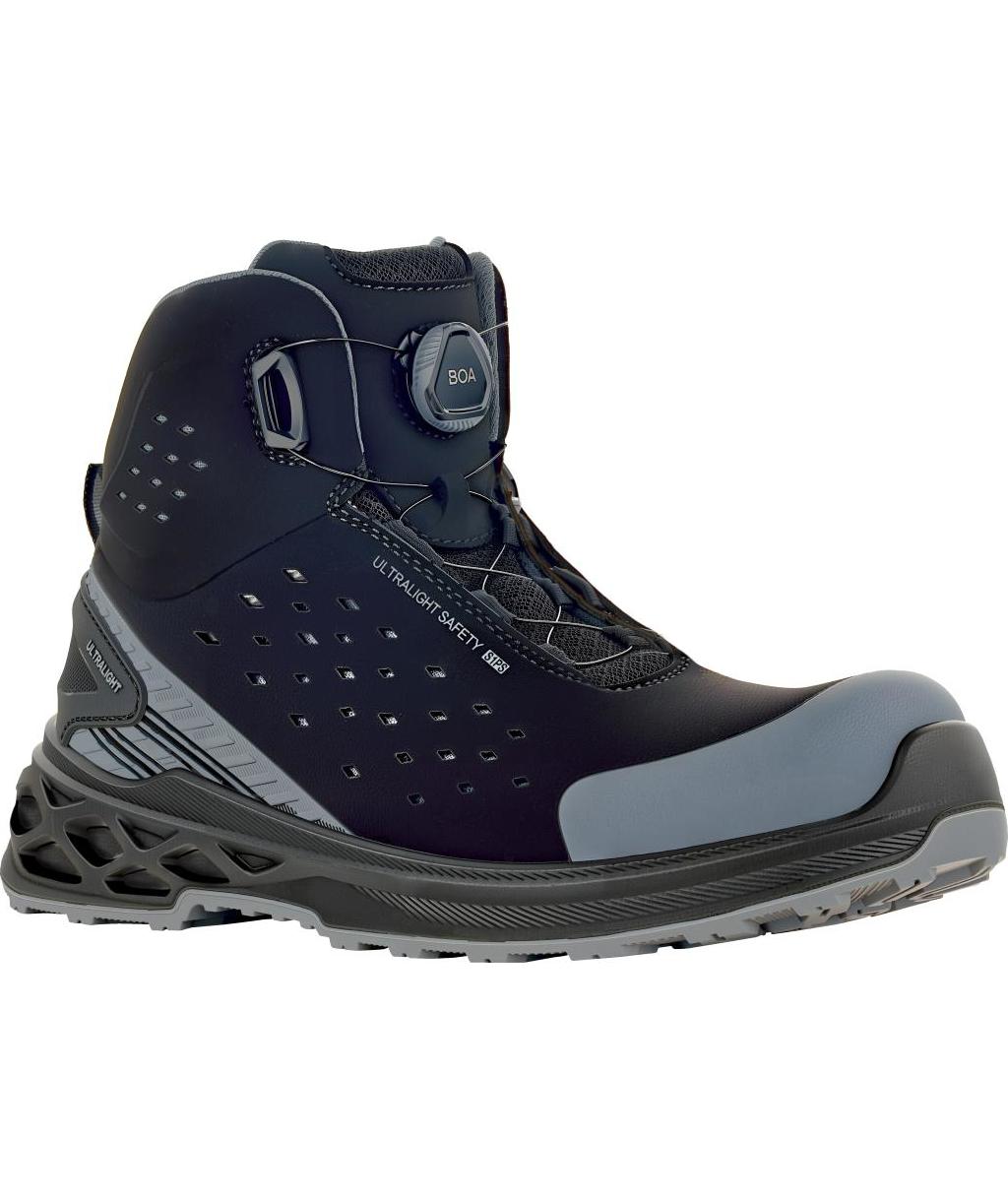 VM Footwear Berlin Sicherheitsstiefeletten S1PS, Schwarz