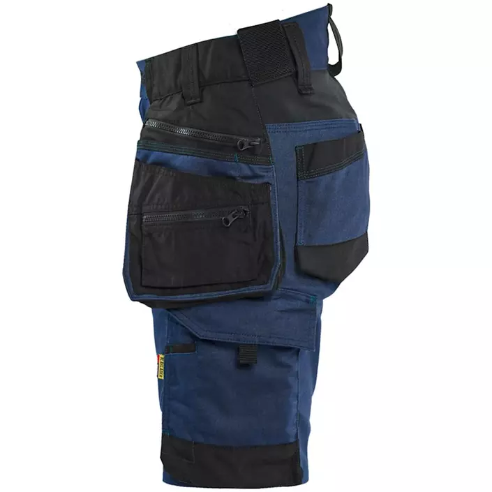 Blåkläder Striker dame håndværkershorts, Mørk Marineblå/Sort, large image number 3