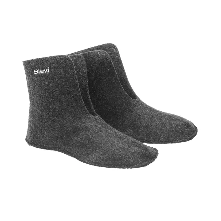 Sievi felt socks, Dark Grey, large image number 0