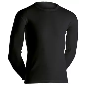 Dovre baselayer sweater with merino wool, Black