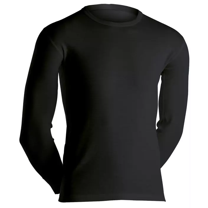 Dovre baselayer trøje med merinould, Sort, large image number 0
