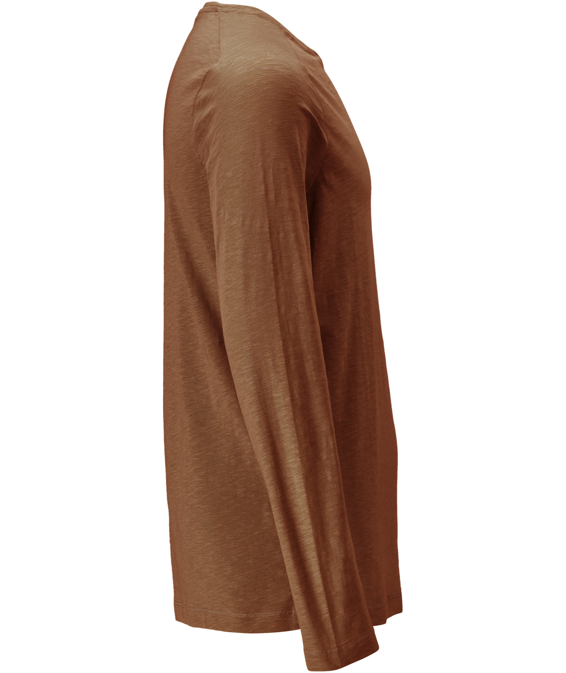 Mascot Customized lang&aelig;rmet T-shirt, N&oslash;ddebrun, large image number 2