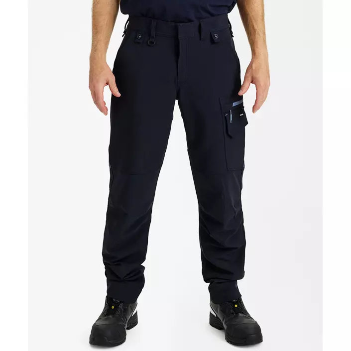 Engel Entire servicebyxa full stretch, Deep Blue/Dark Sea, large image number 1