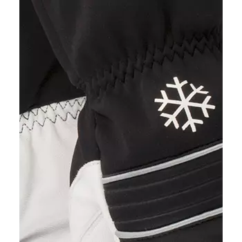 Tegera 296 Winter Lederhandschuhe, Schwarz/Weiß