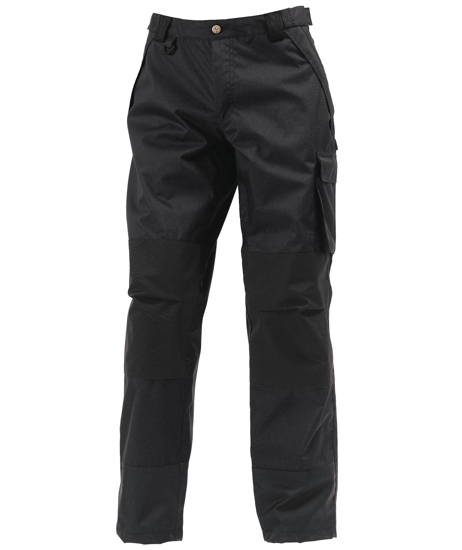 DK Herren Cargo Combat Arbeitshose Zipper schwarz grau Navy Knie Pad Taschen 