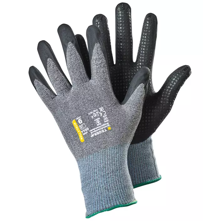 Tegera 884A work gloves, Black/Grey, large image number 0