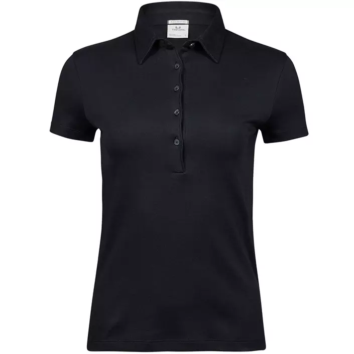 Tee Jays Pima dame polo T-shirt, Sort, large image number 0