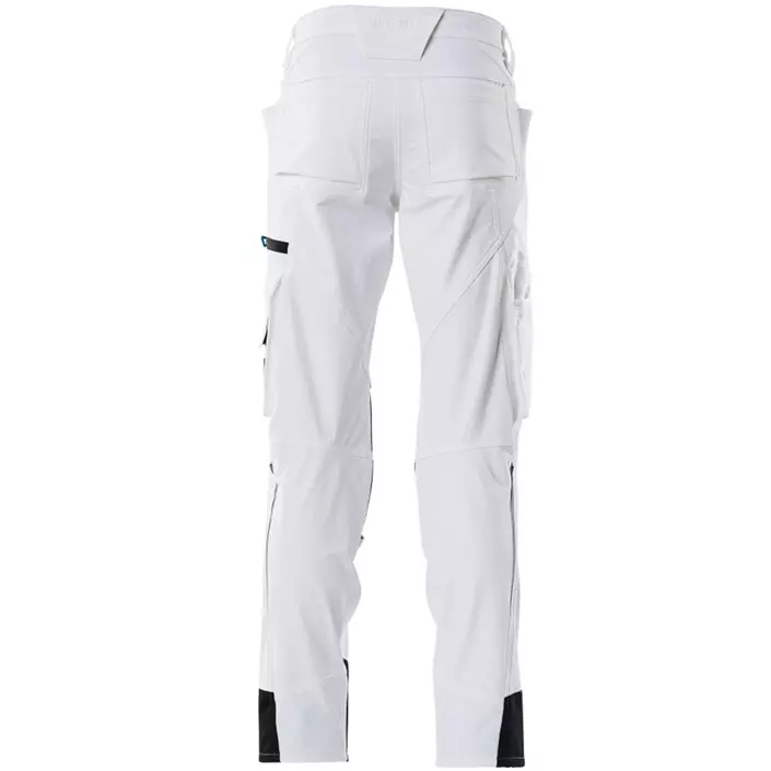 Mascot Advanced diamond fit women's work trousers full stretch, White, large image number 2