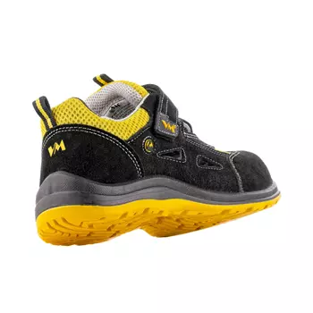 VM Footwear Michigan safety sandals S1P, Black/Yellow