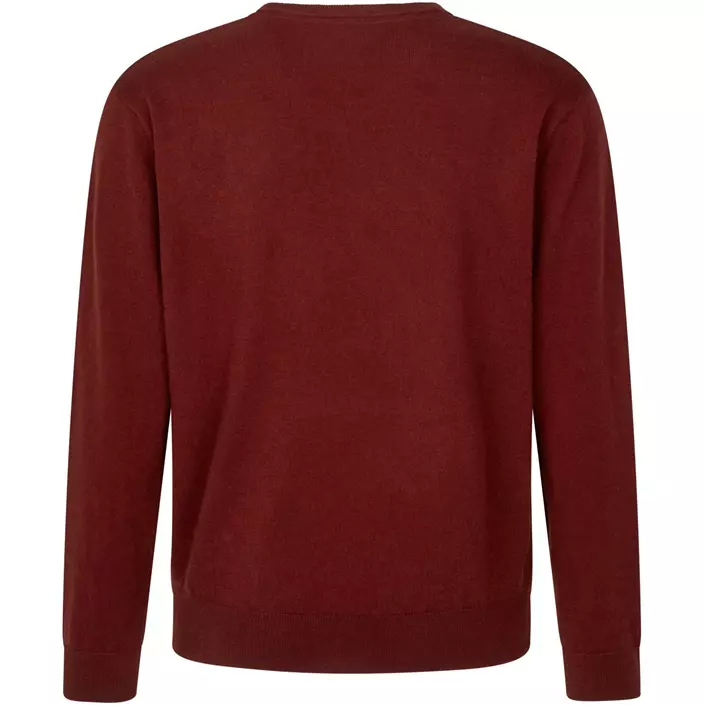 Seeland Pine stickad tröja med merinoull, Merlot, large image number 1