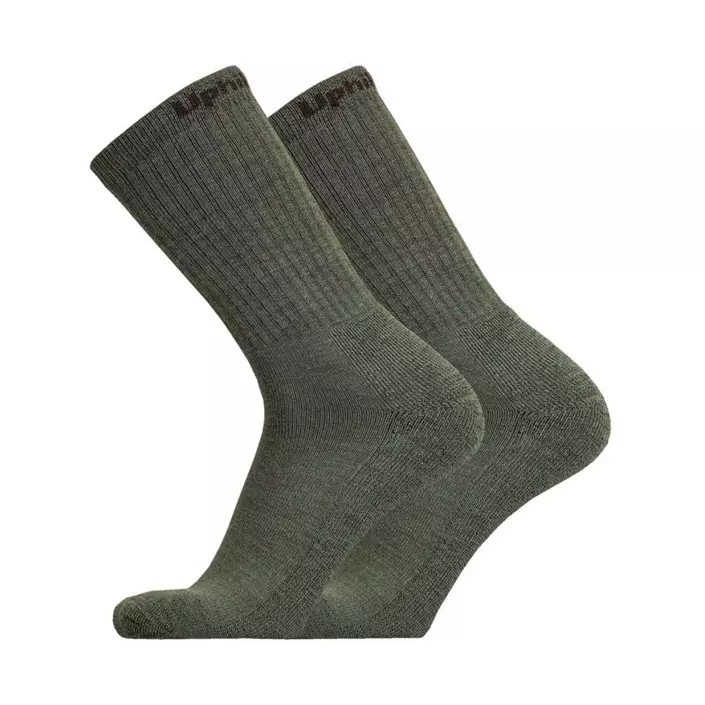 UphillSport Klicks socks, Dark Green, large image number 0