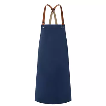 Karlowsky Recycled bib apron, Steel Blue