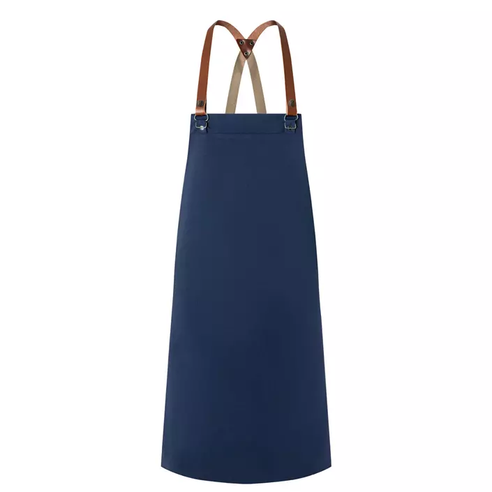 Karlowsky Recycled bib apron, Steel Blue, Steel Blue, large image number 0