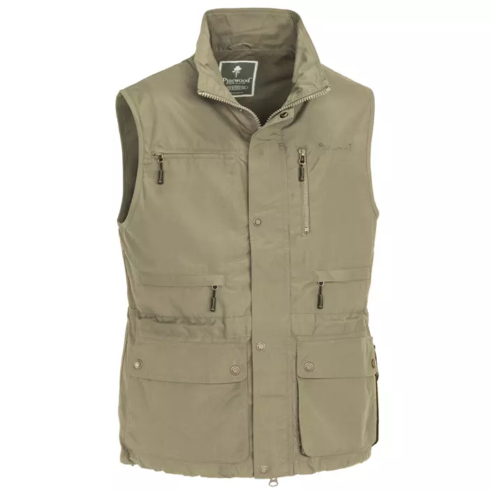 Pinewood New Tiveden vest, Khaki, large image number 0