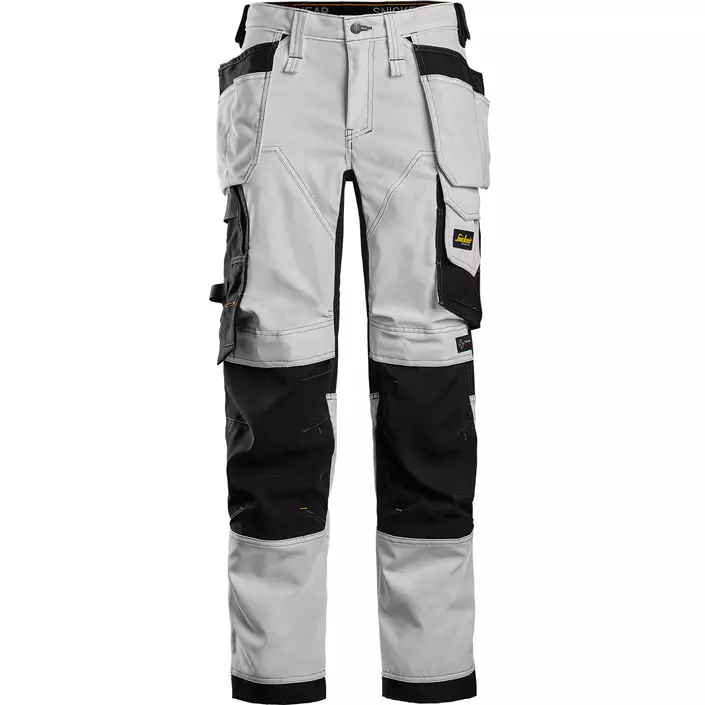 Snickers AllroundWork women's craftsman trousers 6247, White/Black, large image number 0
