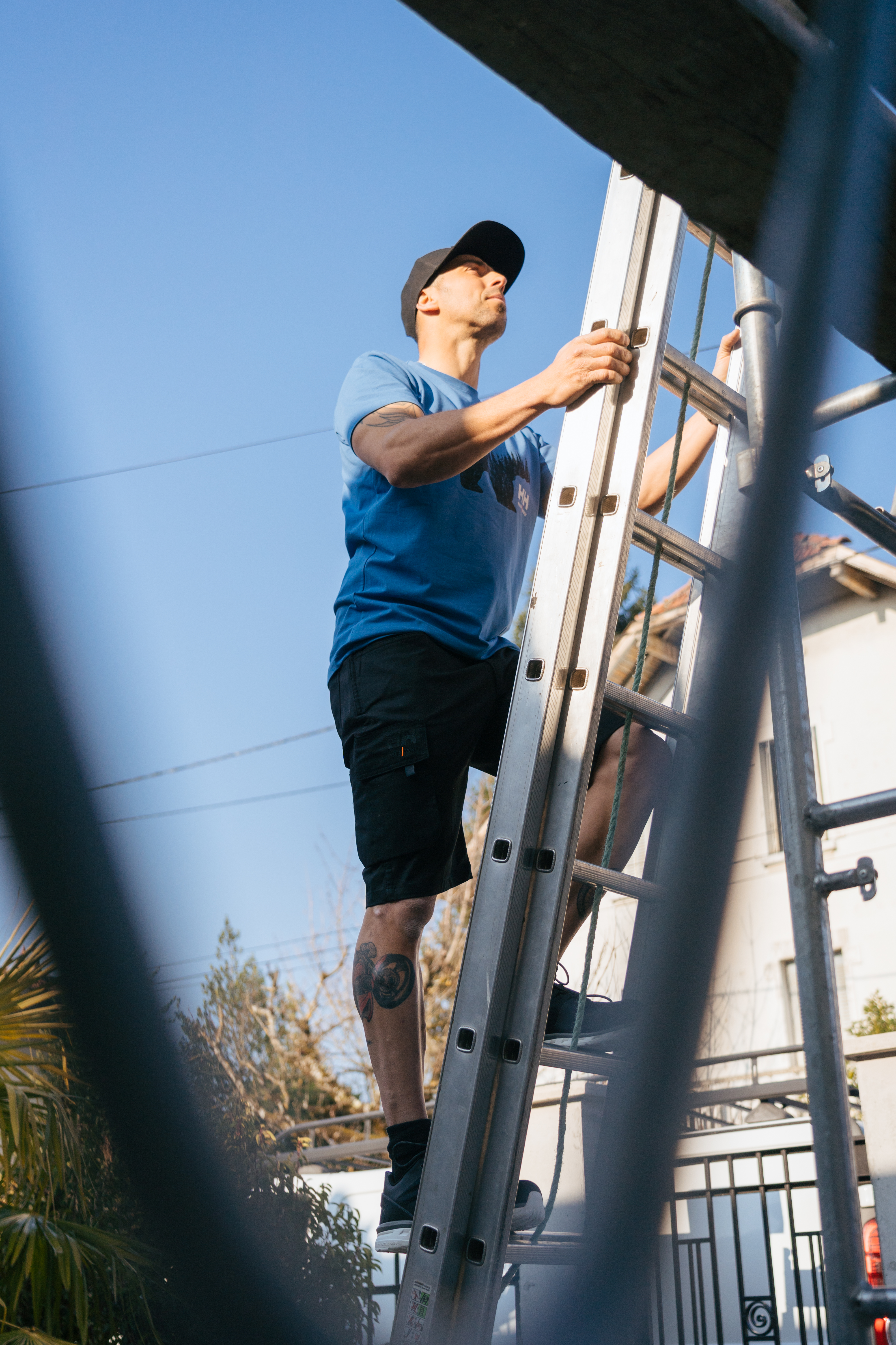 Helly Hansen Oxford arbejdsshorts, Sort, large image number 3