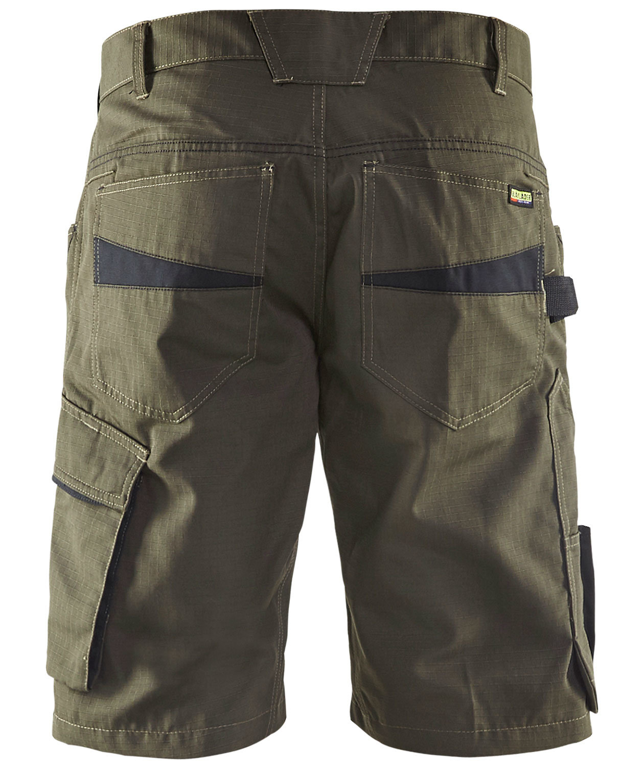 Bl&aring;kl&auml;der Unite arbeidsshorts, Olivengr&oslash;nn/Svart, large image number 3