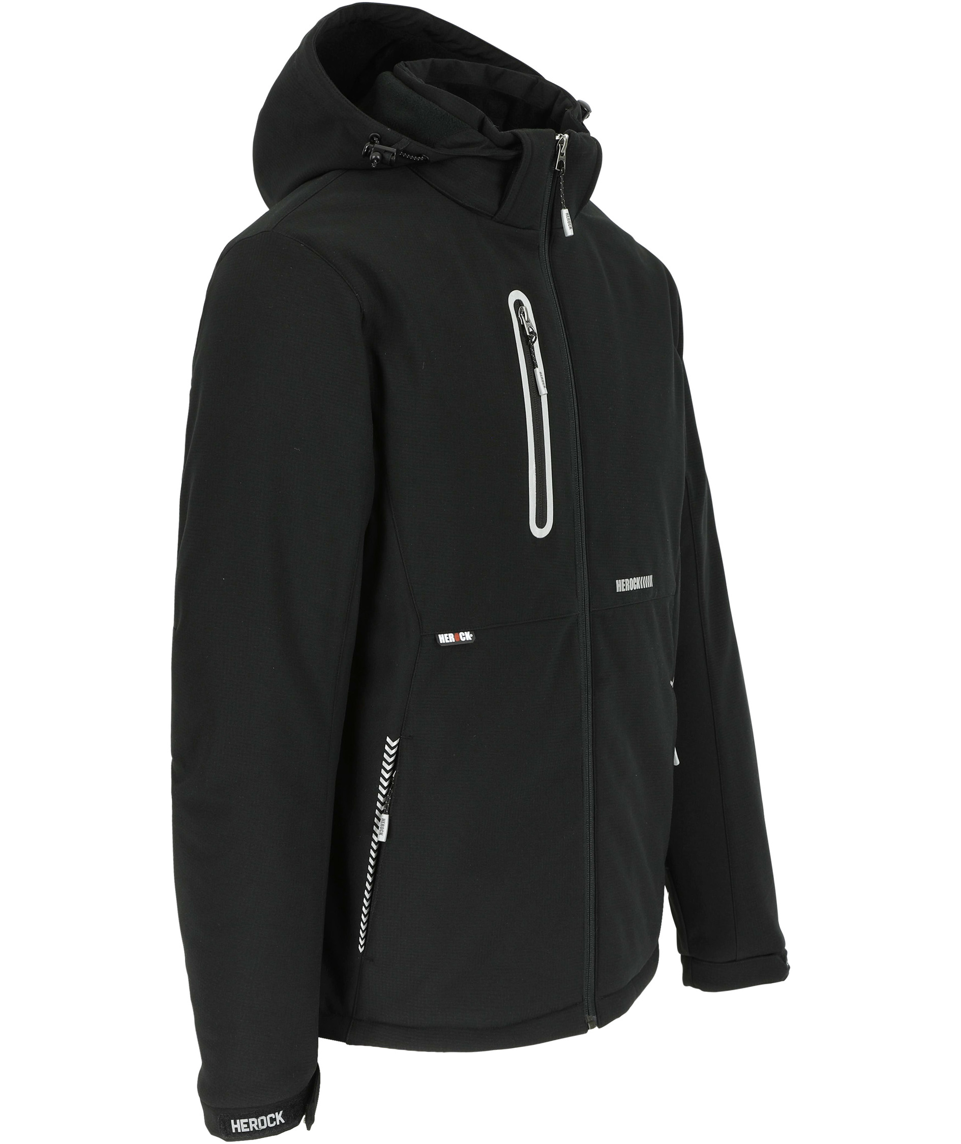 HEROCK Taris lined softshell jacket, Black, large image number 6