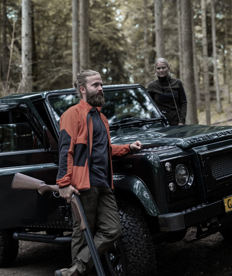 Northern Hunting Bur fleecetr&ouml;ja, Orange