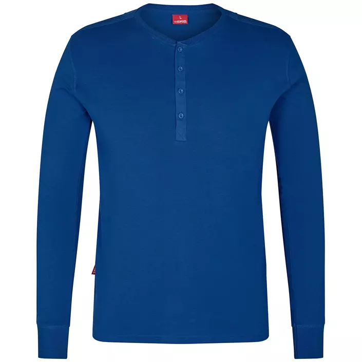 Engel Extend långärmad Grandad T-shirt, Surfer Blue, large image number 0