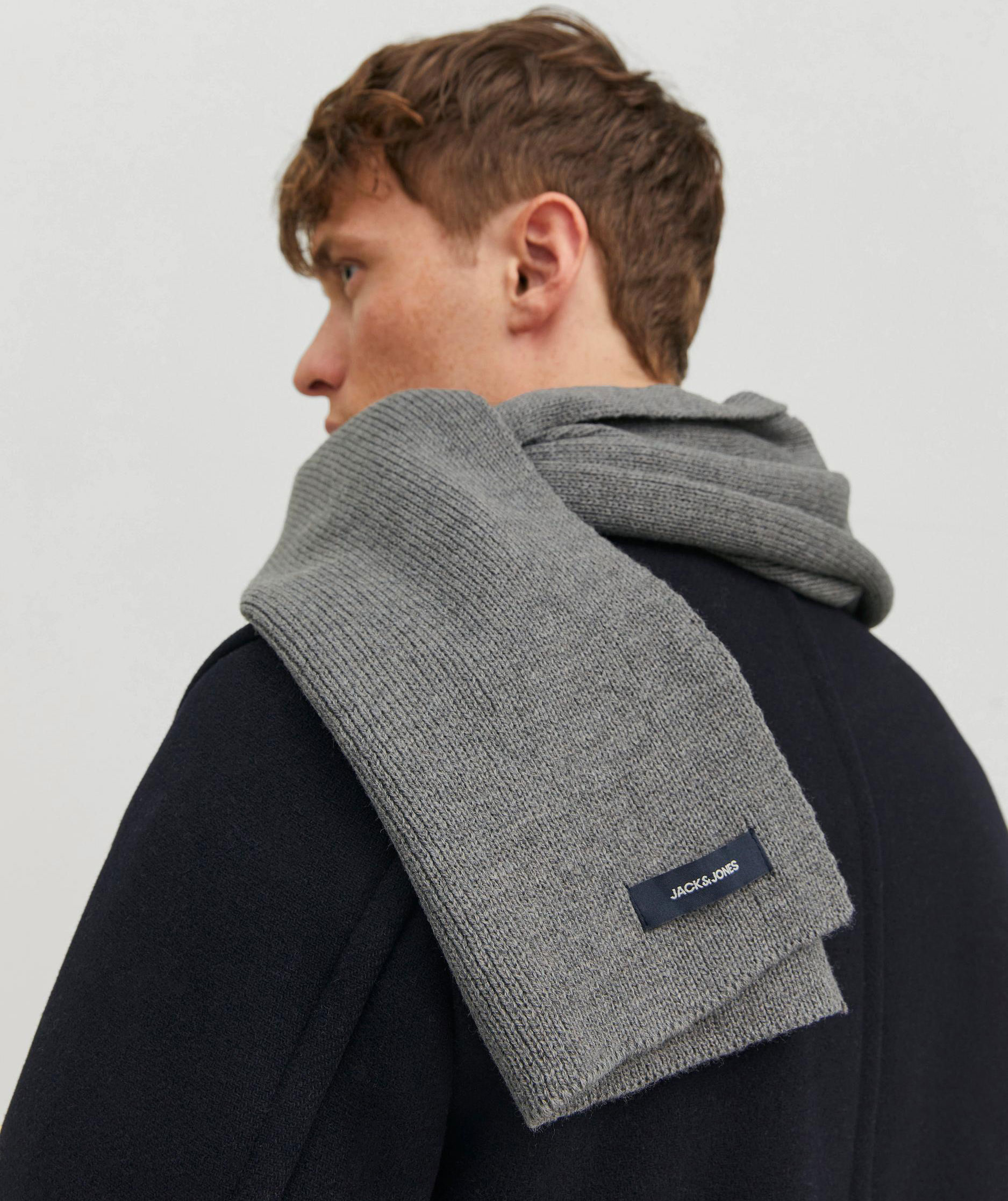 Jack & Jones JACDNA sjal, Grey melange, Grey melange, large image number 4