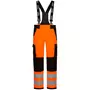 Lyngsøe rain trousers, Hi-Vis Orange/Black