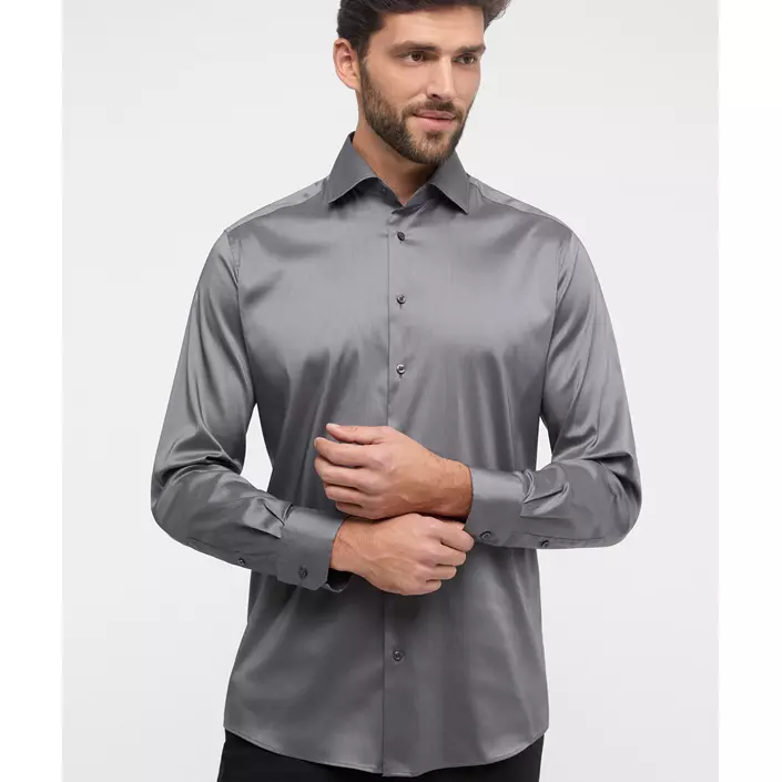 Eterna Performance Modern Fit skjorta, Grey, large image number 1