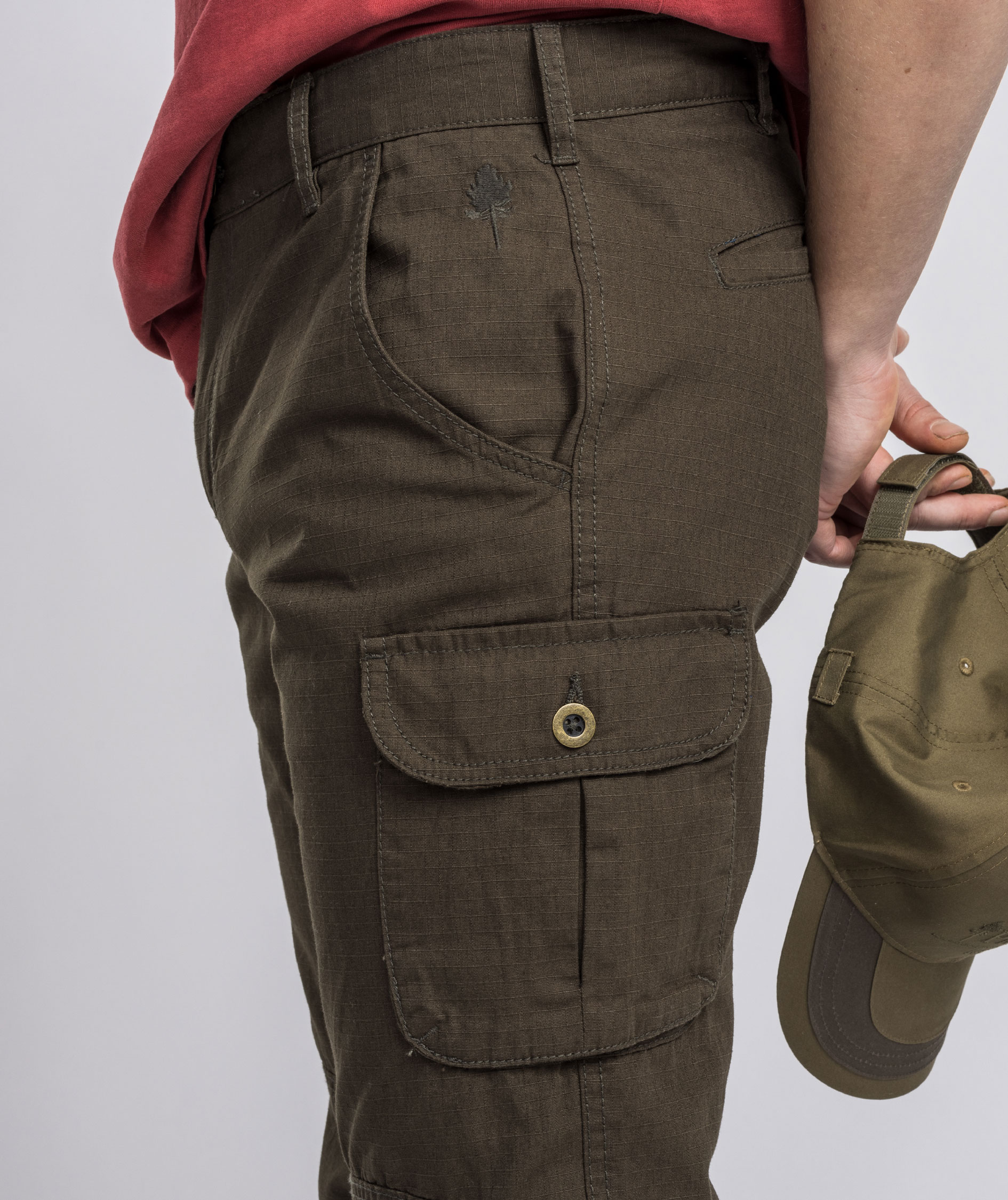 Pinewood Broderick fritidsbukser, Dark Green, large image number 4