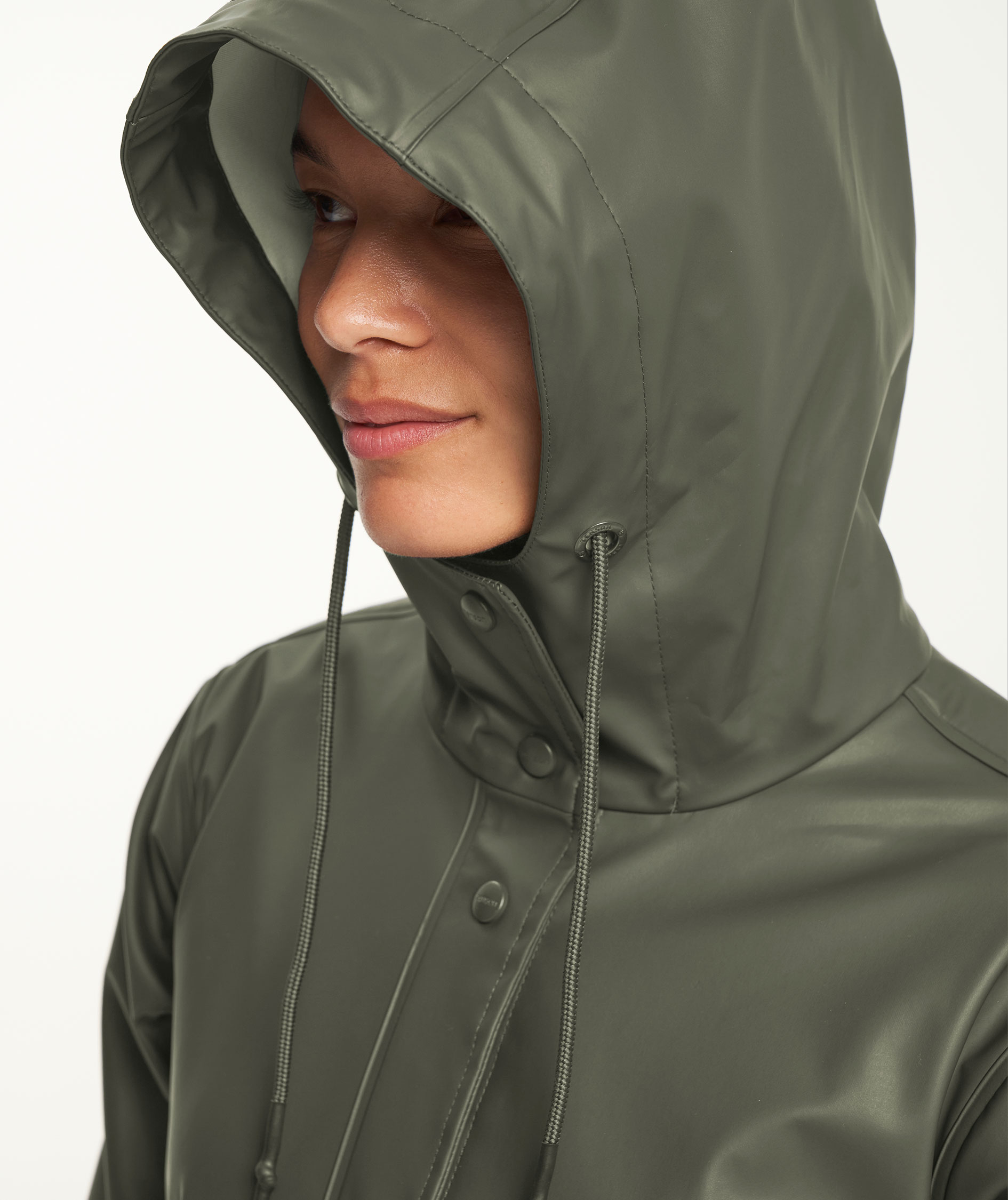 Tenson Apelviken regnjacka dam, Olivgr&ouml;n, large image number 5