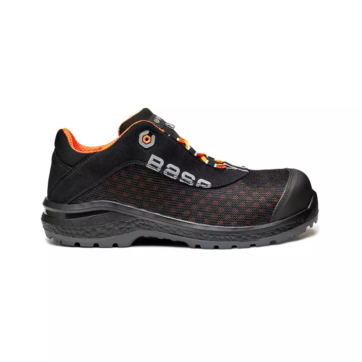 Base Be-Fit safety shoes S1P, Black/Orange, large image number 0