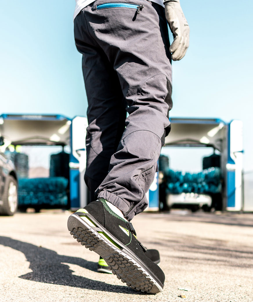 Giasco Samoa safety sandals S1P, Black/Green, large image number 2