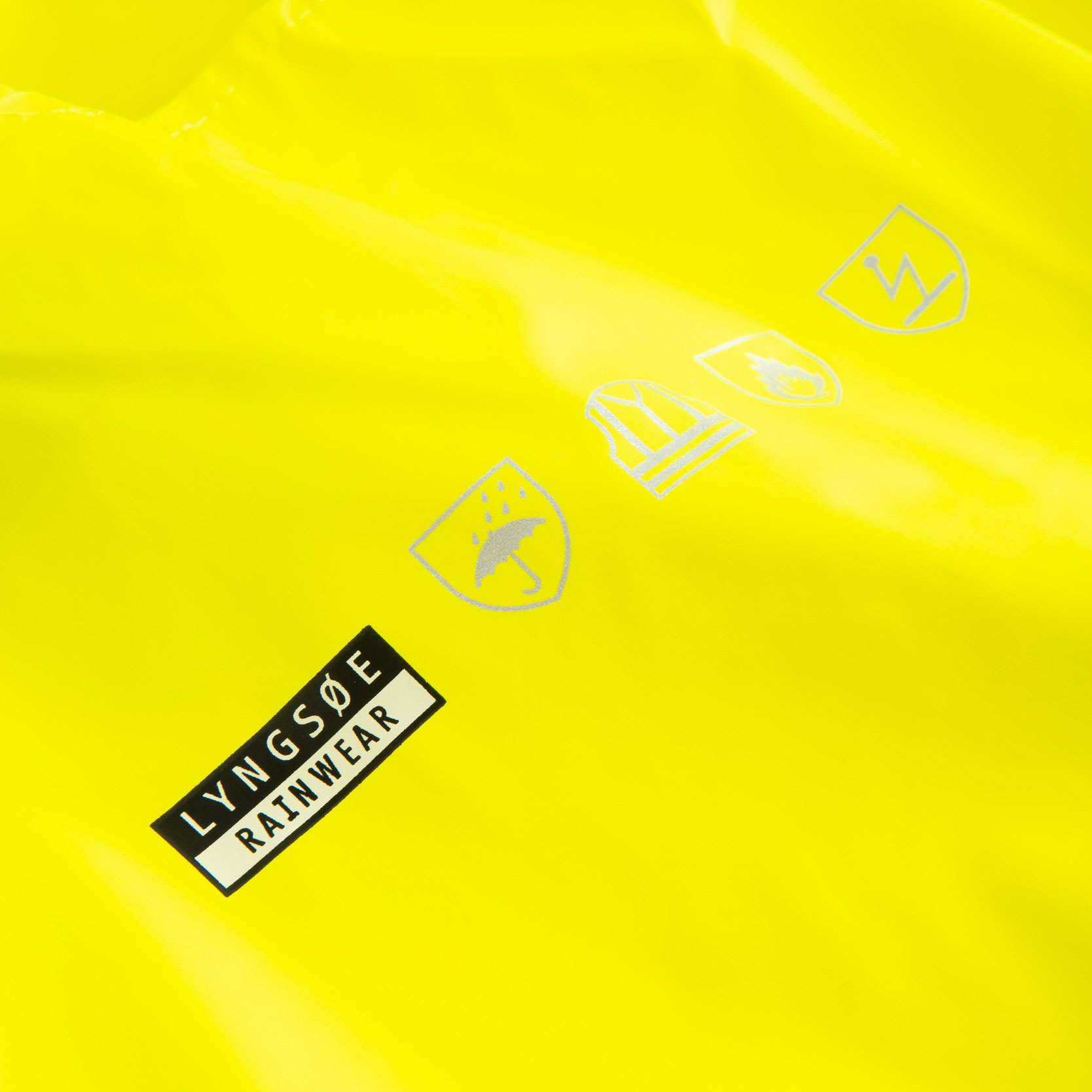 Lyngs&oslash;e Multinorm PU regnoveralls, Hi-Vis&nbsp;Gul, large image number 2