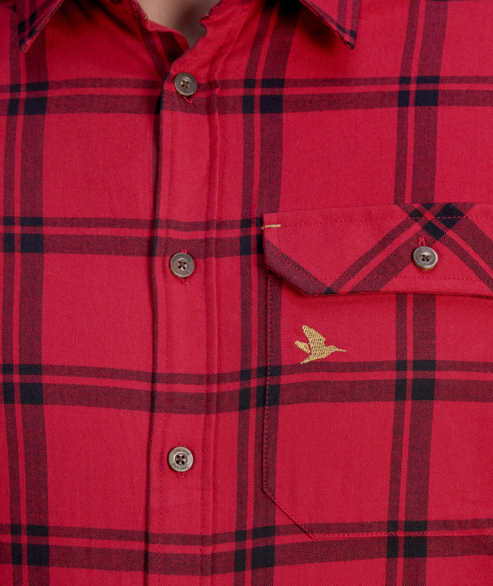 Seeland Highseat lumberjack shirt, Hunter Red, large image number 2
