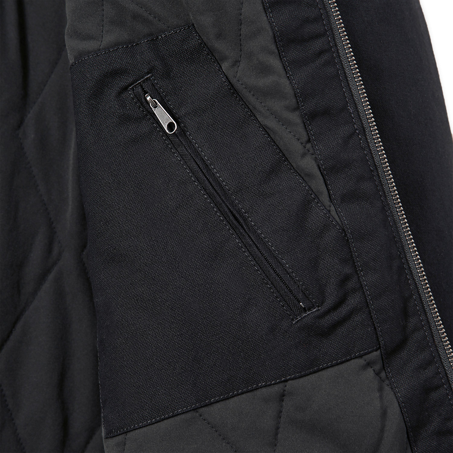 Carhartt Montana Duck jakke med for, Black, large image number 4