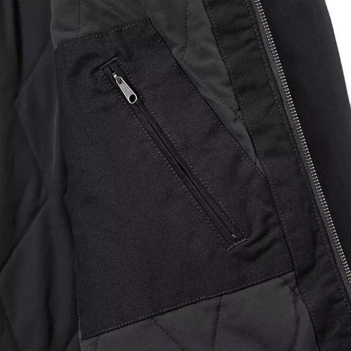 Carhartt Montana Duck jacka med foder, Black, large image number 4