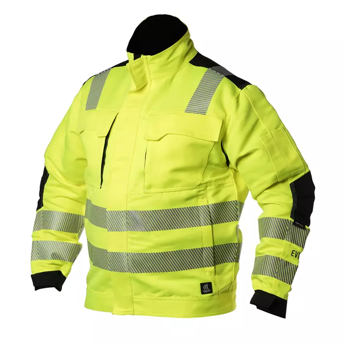 Viking Rubber Evosafe work jacket, Hi-Vis Yellow, large image number 0