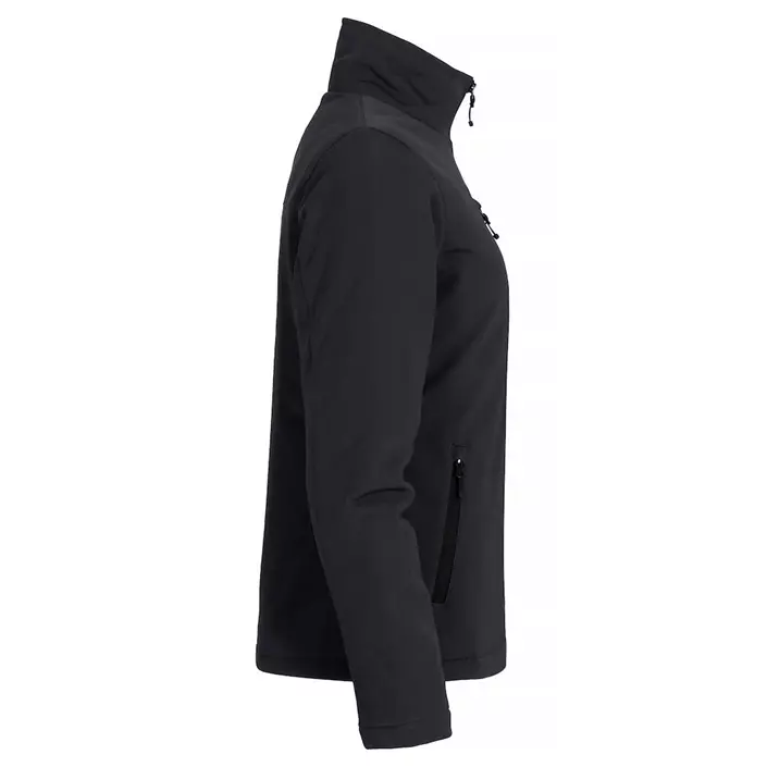 Clique lined women's softshell jacket, Black, large image number 3