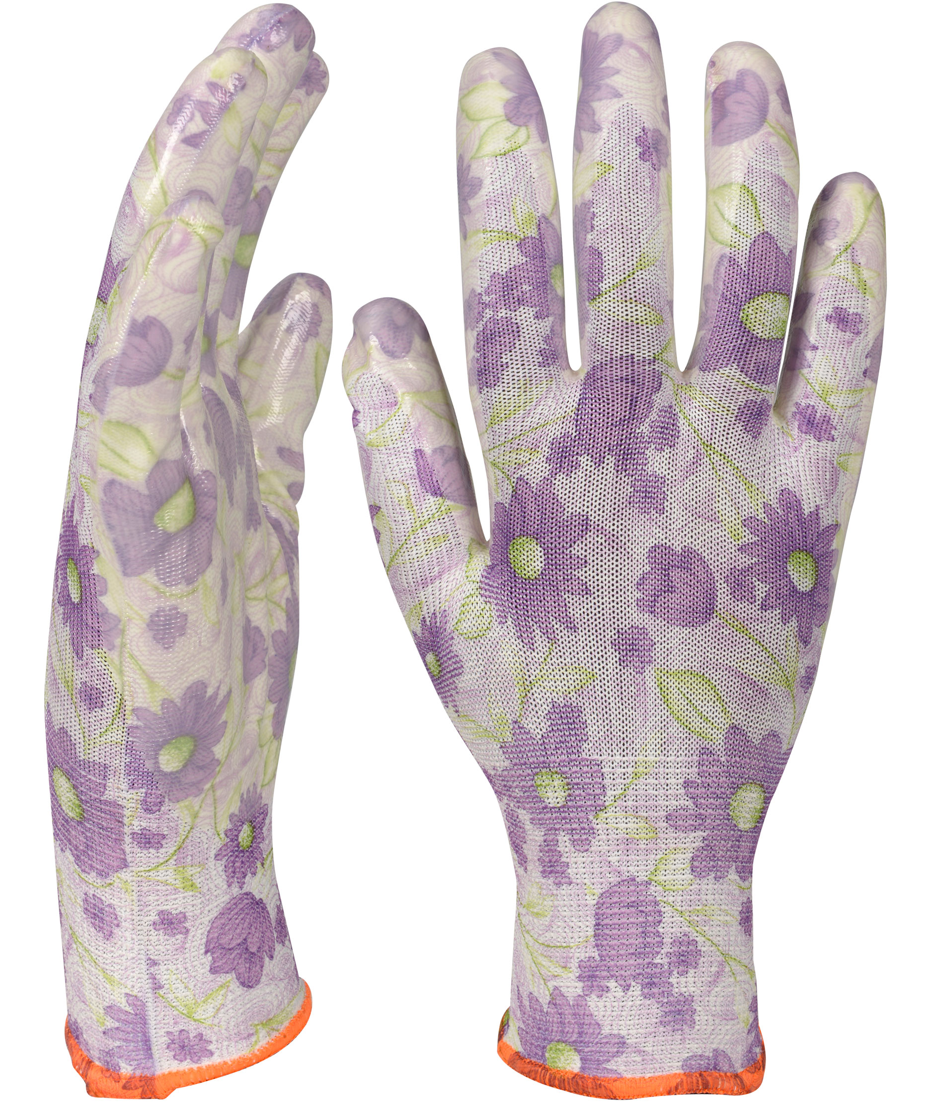 OX-ON Garden Basic 5006 work gloves, Purple/green, large image number 2