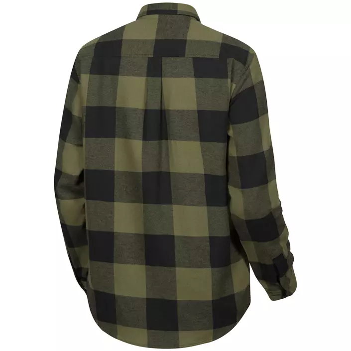 WestBorn flannel skovmandsskjorte, Grøn/Sort, large image number 1