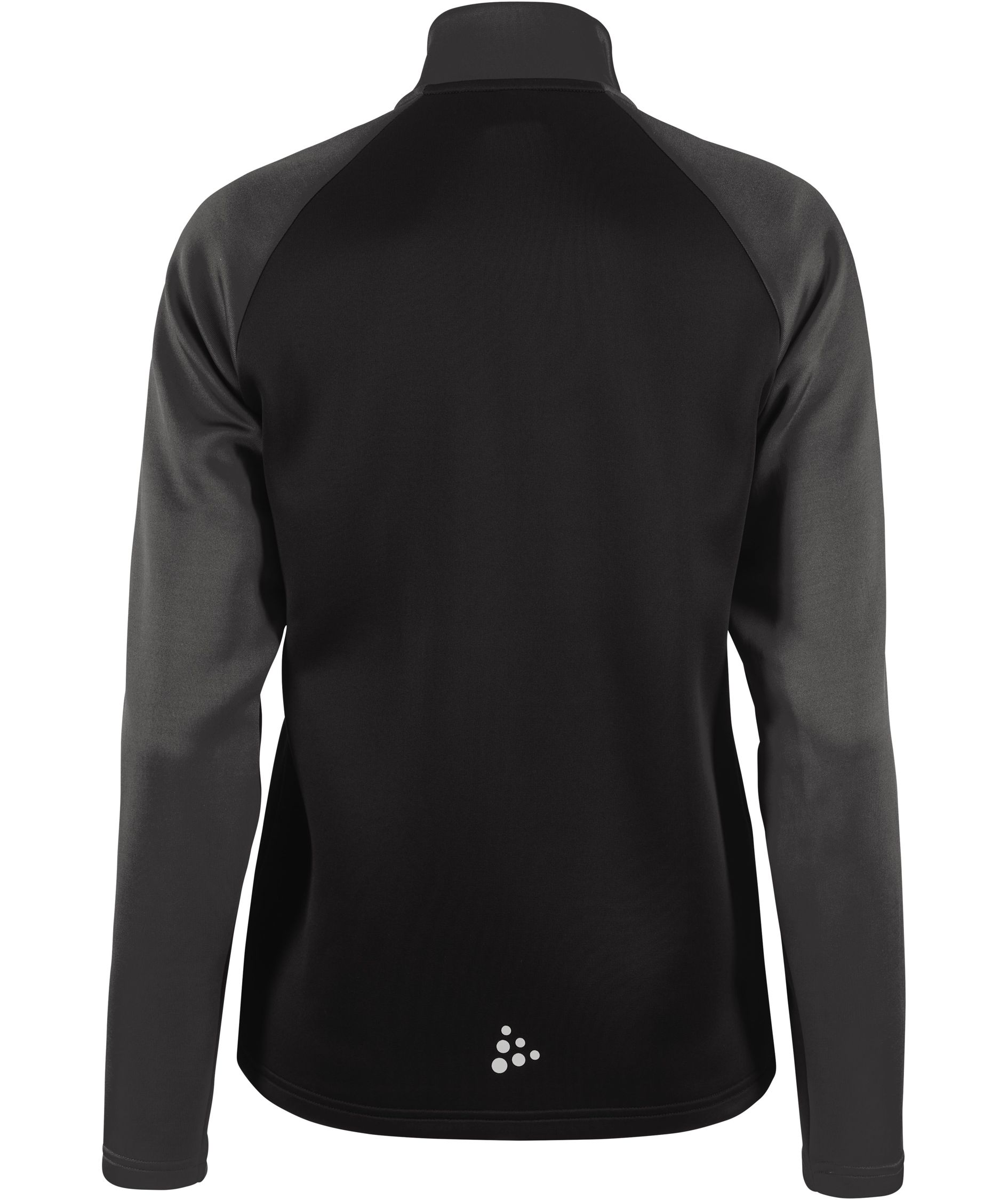 Craft Squad 2.0 women's halfzip training pullover, Black/Granite, large image number 2