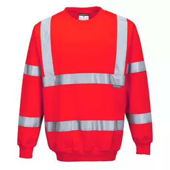 Portwest sweatshirt, Varsel Röd