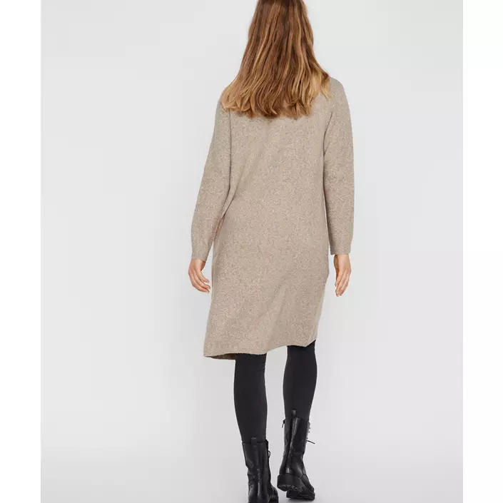 Vero Moda VMDOFFY lång stickad cardigan dam, Sepia Tint, large image number 2