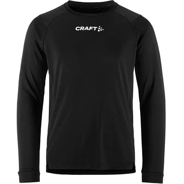 Craft Rush langermet T-skjorte for barn, Black, large image number 0