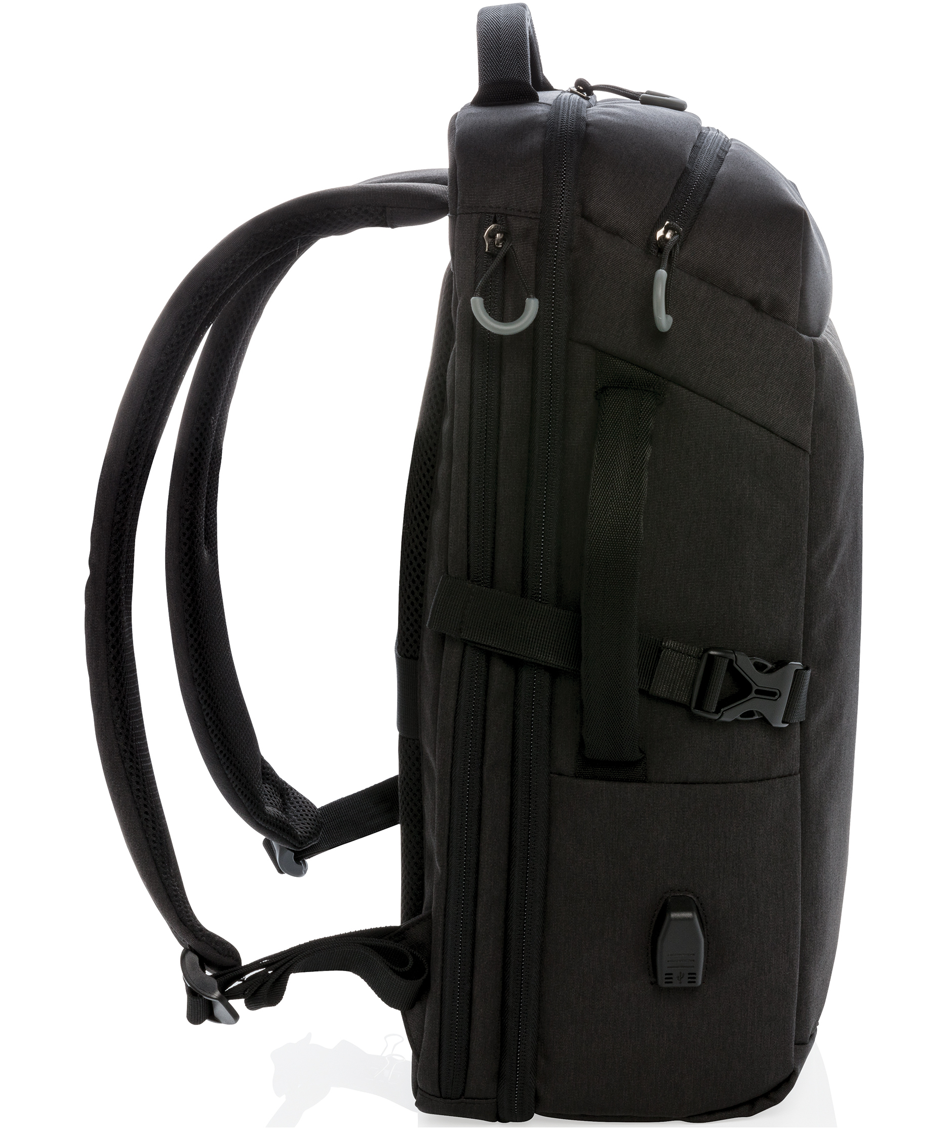 Swiss Peak XXL weekend travel backpack 20L, Black, Black, large image number 3