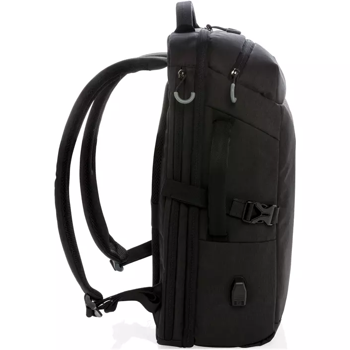 Swiss Peak XXL Weekend Reiserucksack 20L, Schwarz, Schwarz, large image number 3