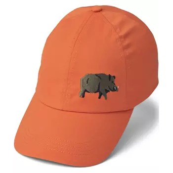 Northern Hunting Dyrr cap med motiv, Orange
