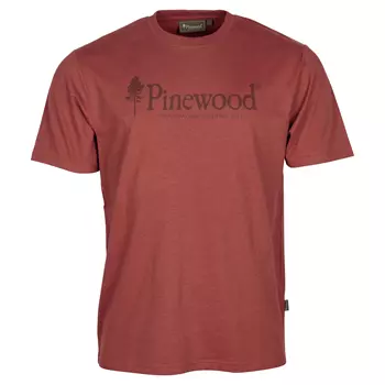 Pinewood Outdoor Life T-shirt, Dark red